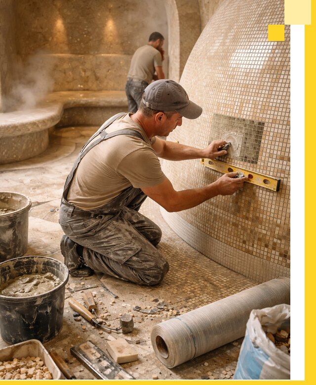 Хамам под ключ в Балашове: проектирование, строительство, отделка