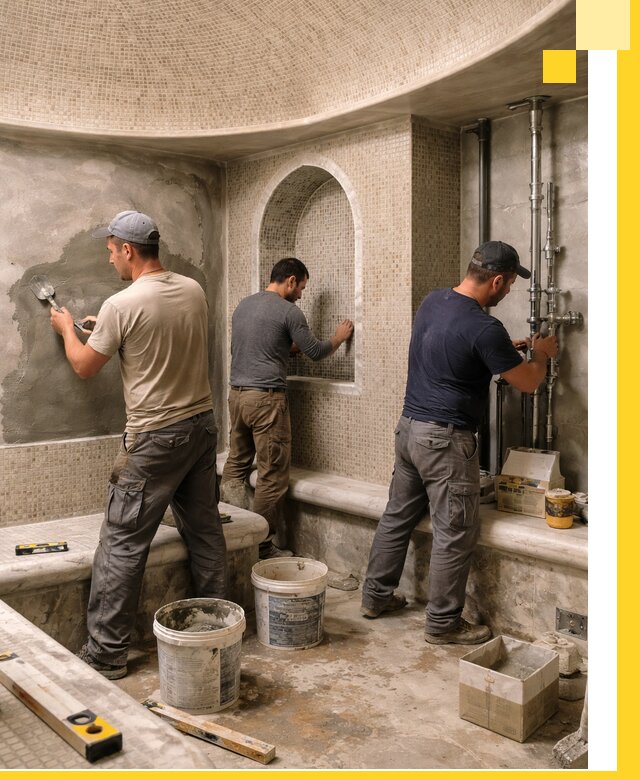 Профессиональный монтаж хамамов под ключ в Балашове с гарантией