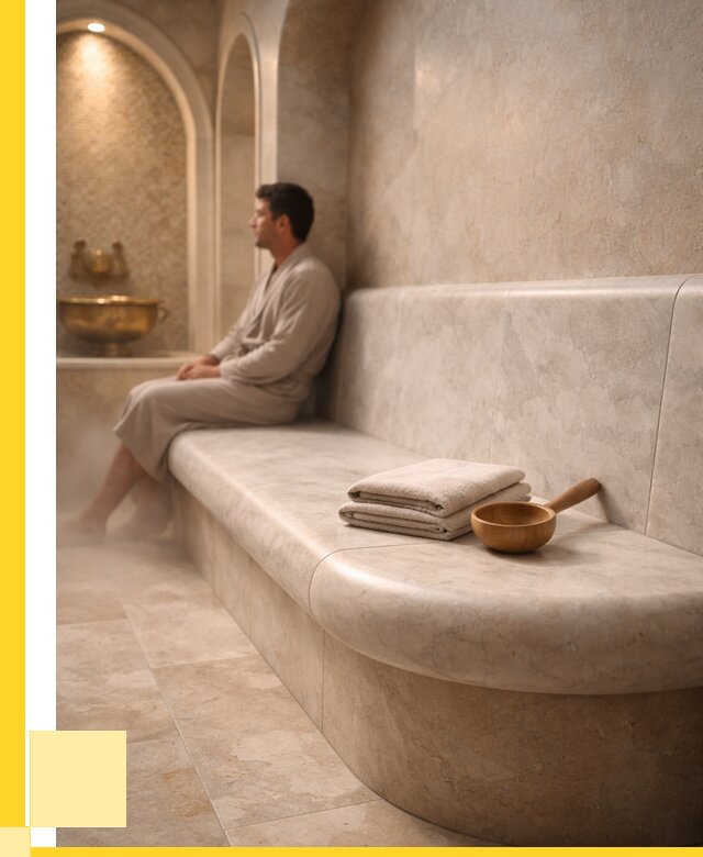 Сиденья для хамама в Балашове под ключ от 12203 р. | ЭриданБла