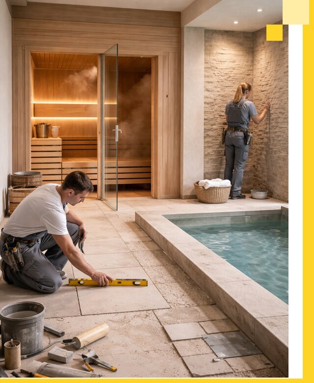 Комплексный дизайн и отделка интерьеров SPA под ключ в Балашове